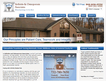Tablet Screenshot of aoadoctors.com